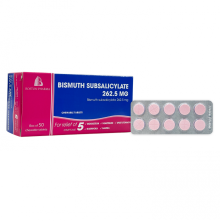 BISMUTH SUBSALICYLATE 262.5 MG